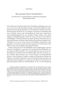 Die Intentionalität der Pflegehandlung
