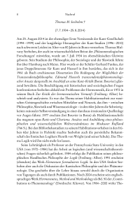 Nachruf auf Thomas M. Seebohm