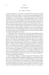 Nachruf auf László Tengelyi