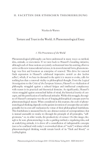 Torture and Trust in the World