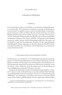 Lebensform und Sprache