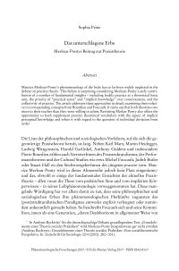 Das unterschlagene Erbe