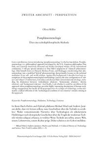 Postphänomenologie