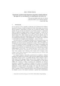 Aportación al estudio del hispanismo lingüístico estadounidense del siglo XIX: su contribución a la descripción de SER/ESTAR 