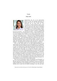 Portrait: Antje Lobin
