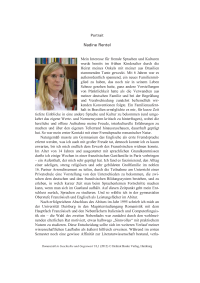Portrait: Nadine Rentel 