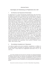Etymologie und Verwendung von Papiamento shon ,Herr' 