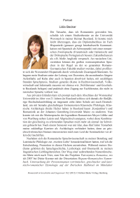 Portrait: Lidia Becker 