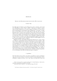 Musik Und Musikverstehen bei Ludwig Wittgenstein 