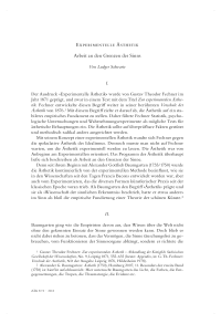 Experimentelle Ästhetik