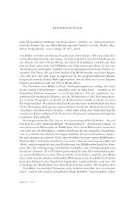 Bildkörper und Körperschema – Schriften zur Verkörperungstheorie ikonischer Formen 
