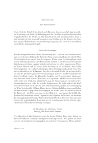Einleitung / Forum: wissen und wahrnehmen im digitalen Zur Simulation des Blicks und zu einer Ästhetik in Zeiten des Computers