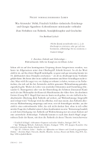 Nicht normalisierbares Leben