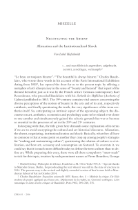 Negotiating the Absent 