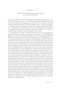 Vorwort / Préface