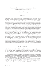 Narrative Empathie und der ethische Wert der Perspektiveneinnahme