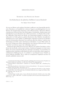 Ästhetik und Poetik des Selbst