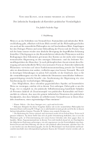 Von der Kunst, sich fremd werden zu können