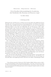 Diffusion – Disjunktion – Distanz