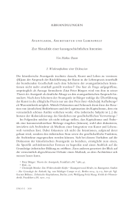 Avantgarde, Architektur und Lebenswelt