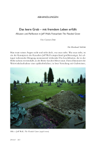 Das leere Grab – mit fremdem Leben erfüllt