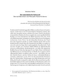 Die materialistische Sehnsucht