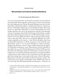 Wunschwelten und kritische Gesellschaftstheorie