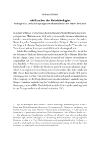 »Aufknacken der Naturteleologie«.