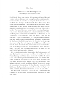 Der Schock des Immergleichen