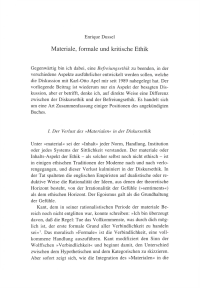 Materiale, formale und kritische Ethik