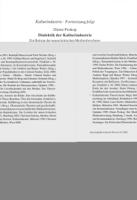 Dialektik der Kulturindustrie