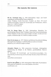 Die Autorin / die Autoren