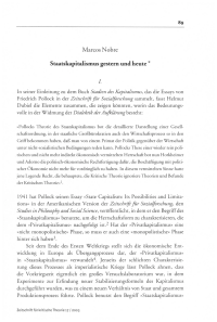 Staatskapitalismus gestern und heute