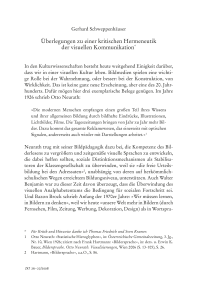 Überlegungen zu einer kritischen Hermeneutik der visuellen Kommunikation