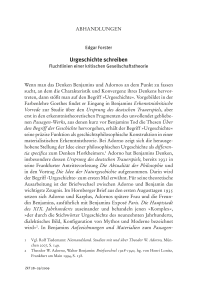 Urgeschichte schreiben