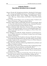 Kritische Theorie – Neue Bücher des Jahres 2021 in Auswahl