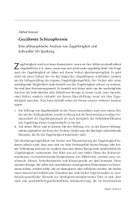 Gezähmte Schizophrenie