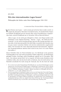 Wie den internationalen Logos fassen?