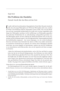 Die Probleme des Handelns