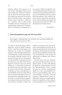 Menschenoptimierung und Wissenschaft