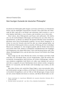 Vom heutigen Zustande der deutschen Philosophie