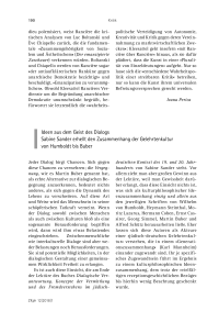 Ideen aus dem Geist des Dialogs