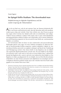 Im Spiegel-Selfie-Stadium: The downloaded man