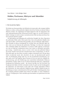 Helden, Partisanen, Märtyrer und Attentäter