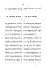 Auf den Spuren der Suche nach dem Wesen des Films