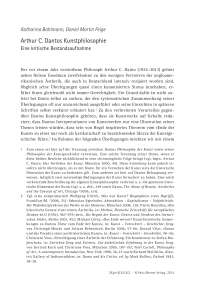 Arthur C. Dantos Kunstphilosophie