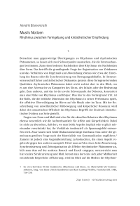 Musils Notizen
