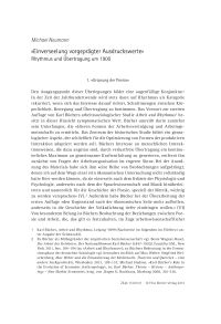 »Einverseelung vorgeprägter Ausdruckswerte «
