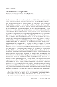 Geschichte als Realexperiment