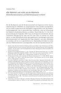 »Die Wahrheit und nichts als die Wahrheit«